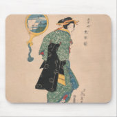 Japanese Kimono Woman Mousepad (Vorne)