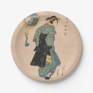 Japanese Kimono Woman Pappteller