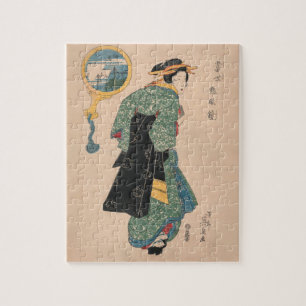 Japanese Kimono Woman Puzzle