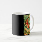 Japanese Koi Fish Cherry Blossoms Sakura Art Men W Kaffeetasse (VorderseiteRechts)
