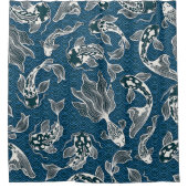 Japanese Koi Fish Duschvorhang (Vorderseite)