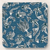 Japanese Koi Fish Getränkeuntersetzer (Vorderseite)