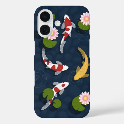 Japanese Koi Fish Pond Case-Mate iPhone Hülle (Rückseite)