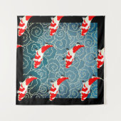 JAPANESE KOI FISH Tapestry Wandteppich (Vorderseite (Horizontal))