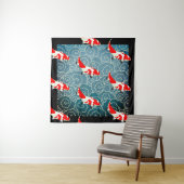 JAPANESE KOI FISH Tapestry Wandteppich (Beispiel)