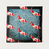JAPANESE KOI FISH Tapestry Wandteppich (Vorderseite)