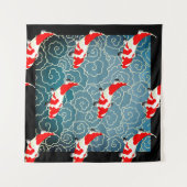 JAPANESE KOI FISH Tapestry Wandteppich (Vorderseite (Horizontal))