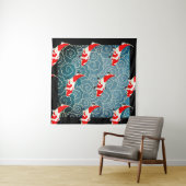 JAPANESE KOI FISH Tapestry Wandteppich (Beispiel (Horizontal))