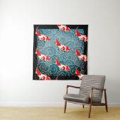 JAPANESE KOI FISH Tapestry Wandteppich (Beispiel)