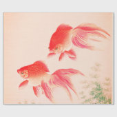 JAPANESE KOI FISH Wrapping Paper Geschenkpapier (Flach)