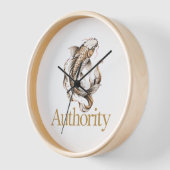 Japanese Koi Symbol of Authority Mastery Uhr (Winkel)