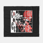 Japanese Küche Fleecedecke (Vorderseite (Horizontal))