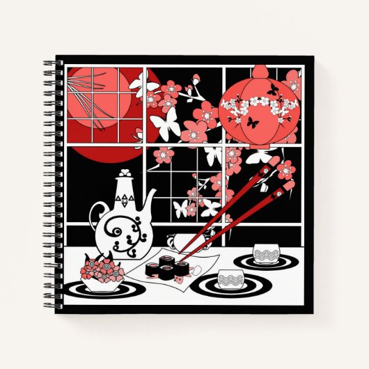 Japanese Küche Notizblock (Vorderseite)