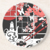 Japanese Küche Sandstein Untersetzer (Vorne)