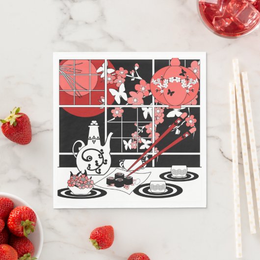 Japanese Küche Serviette (Beispiel)