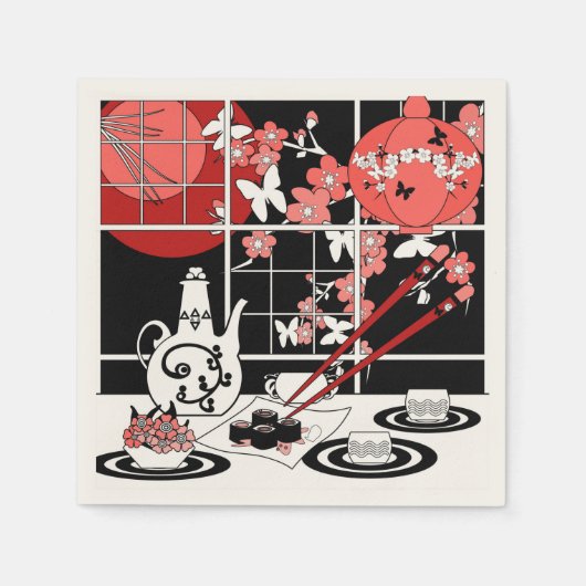 Japanese Küche Serviette (Vorderseite)