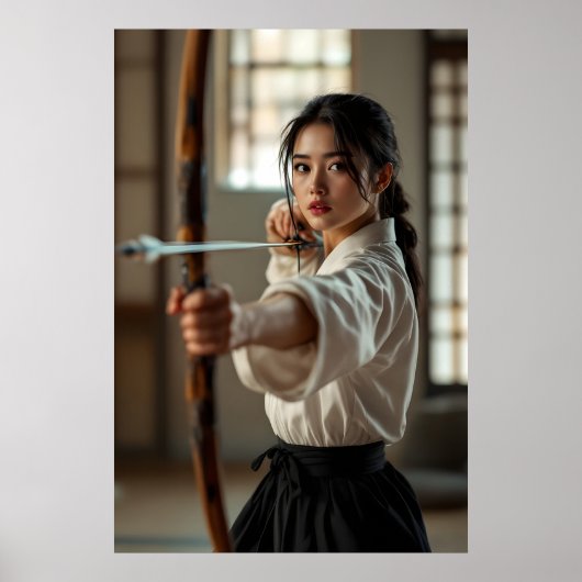 Japanese Kyudo The Way Of The Bow Poster (Vorne)