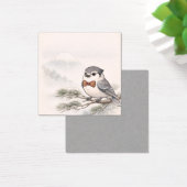 Japanese Landscape&Canada Jay Minimal Display Card (Schreibtisch)