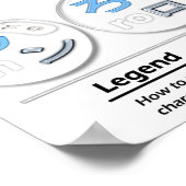 Japanese Large Kana Poster (Ecke)