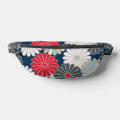 Japanese Luxury Chrysanthemum Elegant Floral Desig Bauchtasche (Ablage )