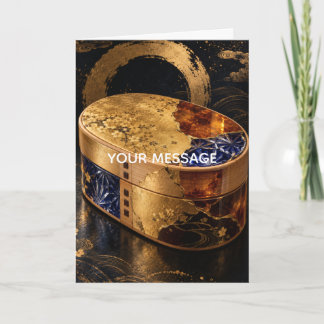 Japanese Magewappa Kintsugi Art Personalized Card Karte