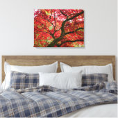 Japanese Maple Canvas Print Leinwanddruck (Insitu (Schlafzimmer))