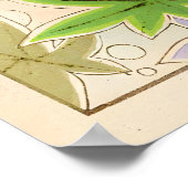 Japanese Maple Leaf Art Print Seiko Ueno Autumn Poster (Ecke)