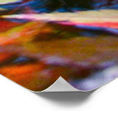 Japanese Maple Reflections Poster (Ecke)