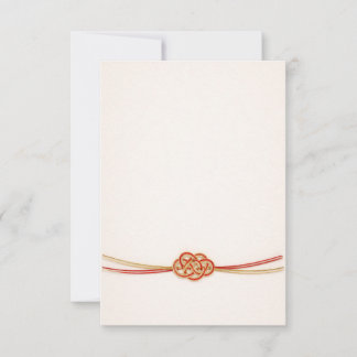 Japanese Mizuhiki Thank You Card – Minimal Elegant Dankeskarte