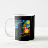 Japanese Monster Kaiju Van Gogh Starry Night Kaffeetasse (Links)