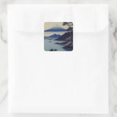 Japanese Mount Fuji Landscape Ukiyo-e Stickers  (Tasche)