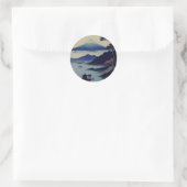 Japanese Mount Fuji Landscape Ukiyo-e Stickers (Tasche)