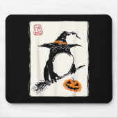 Japanese Mpy Frog Witch Men Women Kids Funny Hallo Mousepad (Vorne)