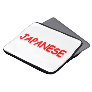 "JAPANESE" Niedliches Design. Jetzt kaufen Laptopschutzhülle