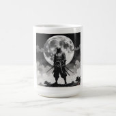japanese ninja　月夜の忍者　静寂なる守護者 kaffeetasse (Mittel)