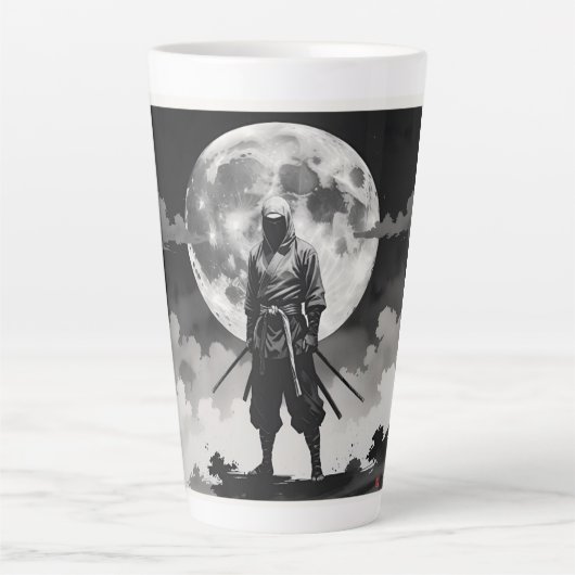 japanese ninja　月夜の忍者　静寂なる守護者 milchtasse (Vorderseite)