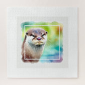 Japanese Otter in Tranquil Waters 040924AREF130 - Puzzle (Vertikal)