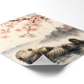 Japanese Otter Poster Printable Wall Art  (Ecke)