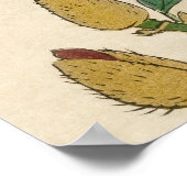 Japanese painting by koson ohara, 小原古邨の日本画 poster (Ecke)