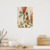 Japanese painting by koson ohara, 小原古邨の日本画 poster (Küche)