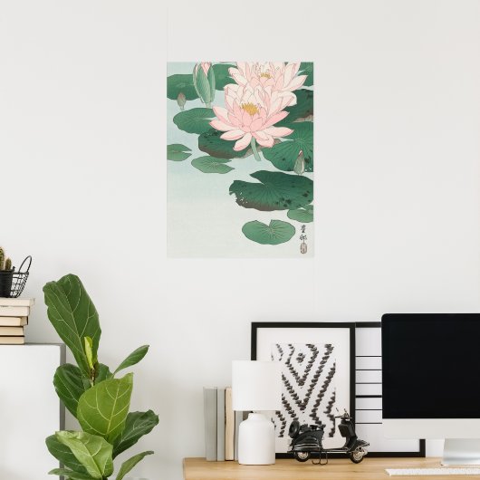 Japanese painting by koson ohara,  小原古邨の日本画 poster (Heimbüro)