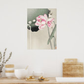 Japanese painting by ohara koson,vintage小原古邨の日本画 poster (Küche)