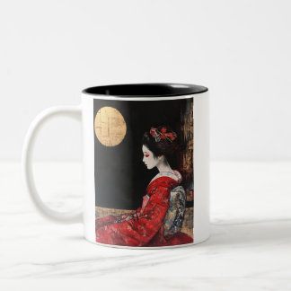 Japanese painting style GEISYA MAG12 Zweifarbige Tasse