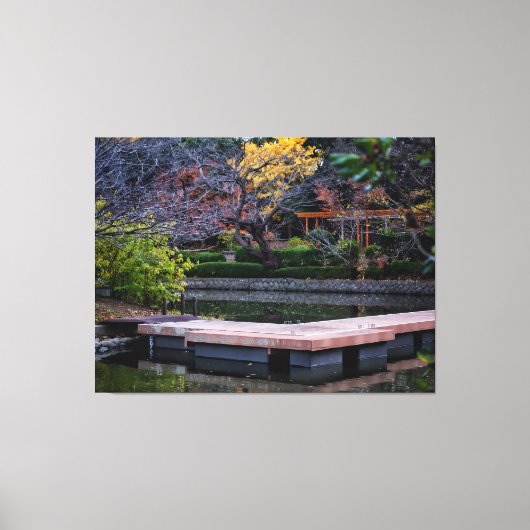 Japanese Pond Leinwanddruck (Vorderseite)