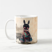 Japanese Rabbit Mask Kimono Mug Kaffeetasse (Links)