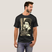 Japanese ramen kimono ukiyoe T-Shirt (Vorne ganz)