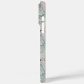 Japanese Sakura Geisha Pattern Monogrammed Case-Mate iPhone Hülle (Rückseite / Links)