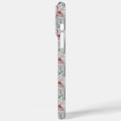 Japanese Sakura Umbrella Pattern Monogrammed Case-Mate iPhone Hülle (Rückseite / Links)