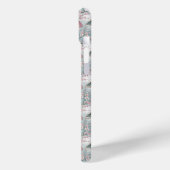 Japanese Sakura Umbrella Pattern Monogrammed Case-Mate iPhone Hülle (Rückseite / Links)