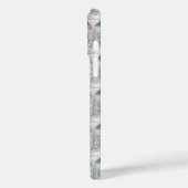 Japanese Sakura Umbrella Pattern Monogrammed Case-Mate iPhone Hülle (Rückseite / Links)